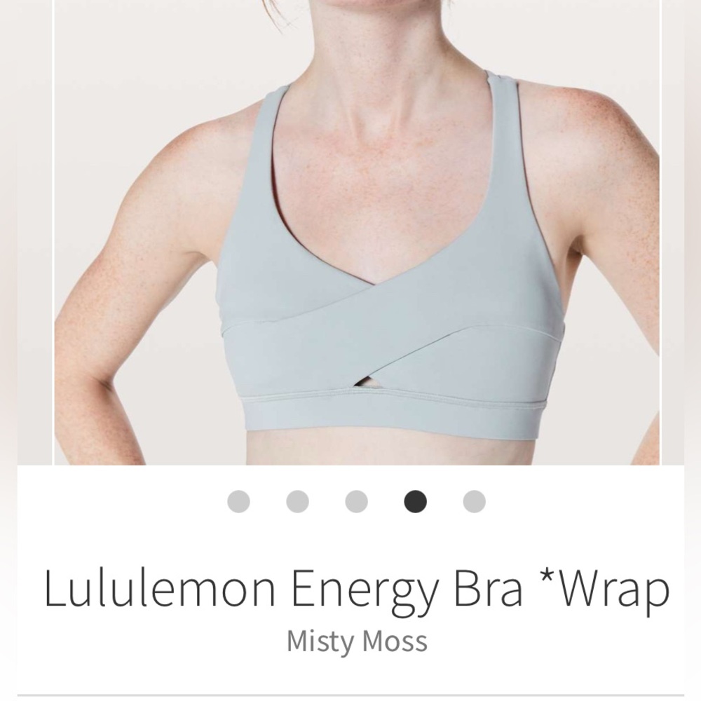 Lululemon Energy Bra cross size 6